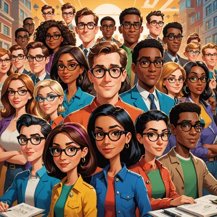 Мультфильмы: Магия, Которая Создаёт Героя в Очках из Мультфильма